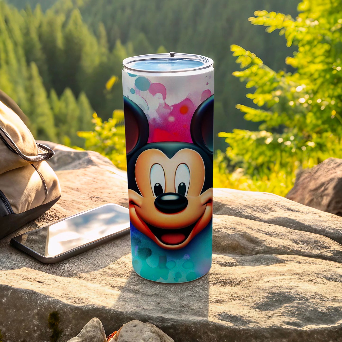 Colorful Mickey Mouse Design Travel Tumbler Product