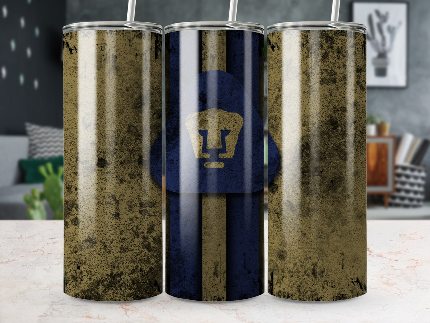 Vintage Lion Emblem Design Custom Tumbler Cups Product