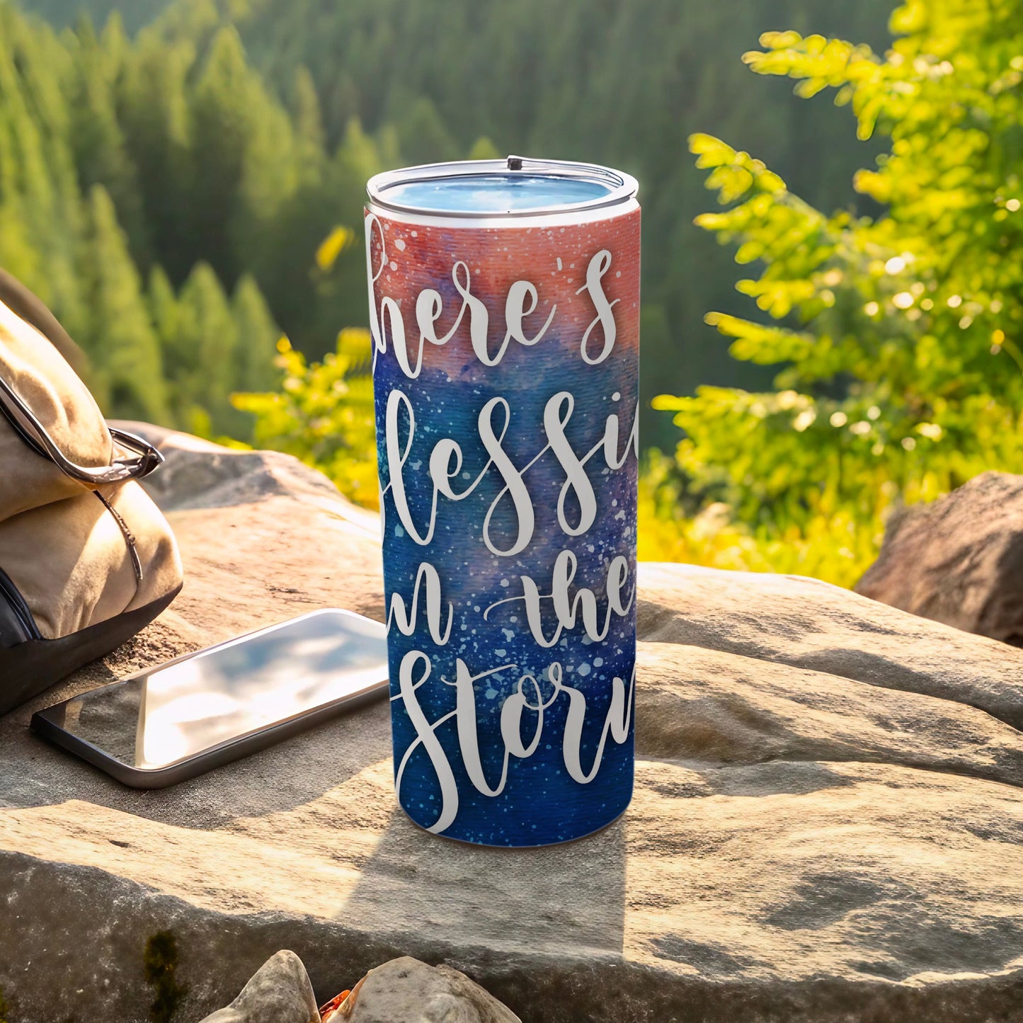 There's Lesson in the Storm Insulated Tumbler Cup
