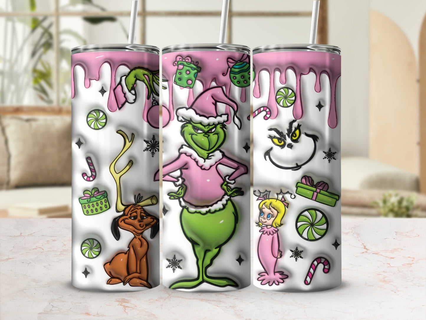 Christmas Character-themed Design Tumbler