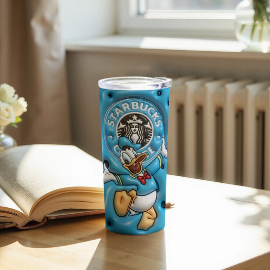 Disney Donald Duck Starbucks Themed Tumbler