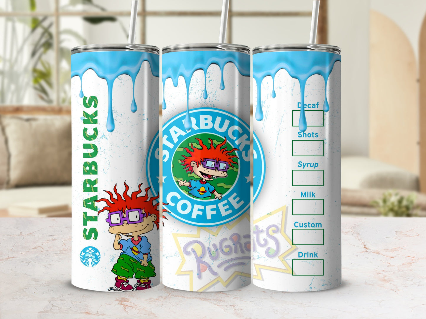 Rugrats Inspired Starbucks Customizable Tumbler