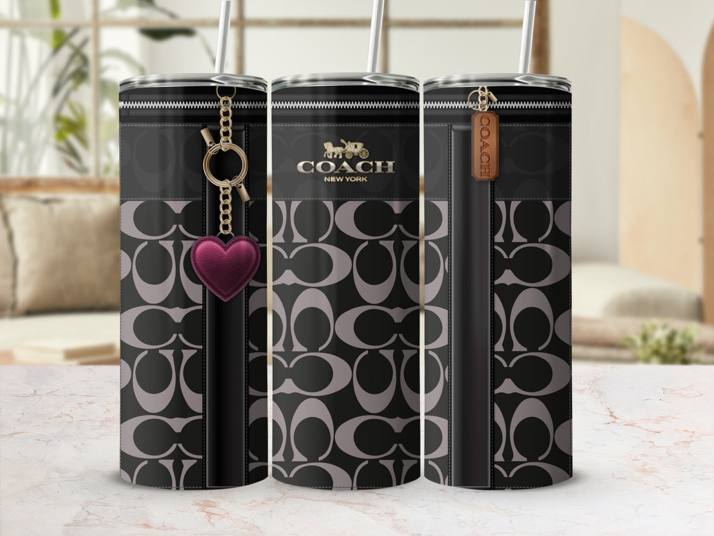 Stylish Coach New York Designer Tumbler Collection