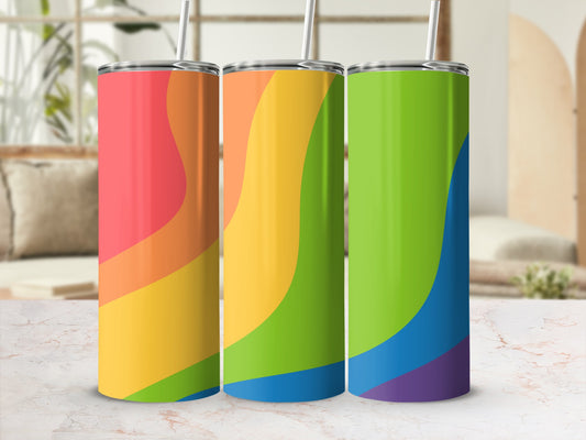 Colorful Gradient Stainless Steel Tumbler Cup product