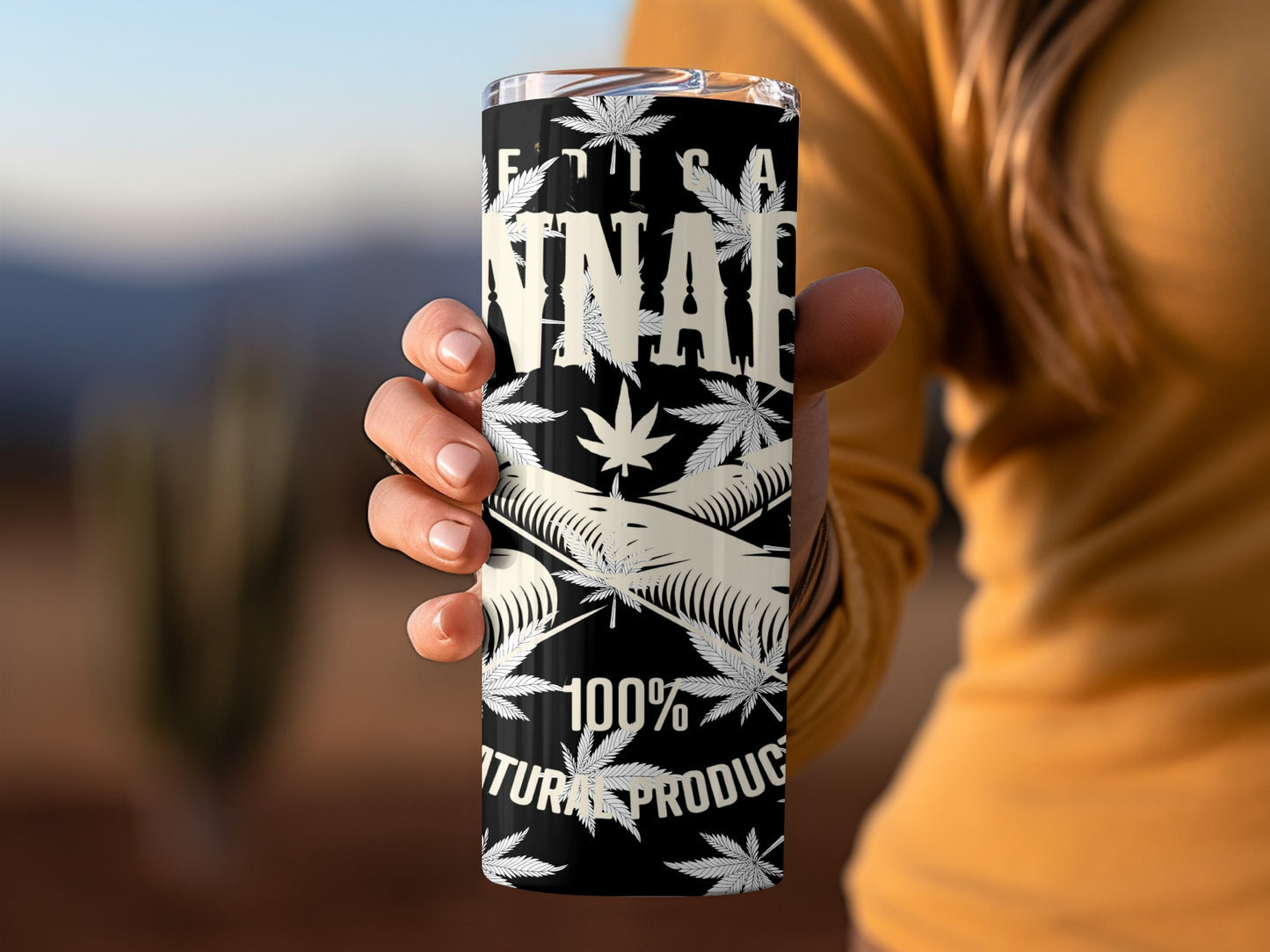Ecological Cannabis Inspired Tumbler 100 Percent Natural