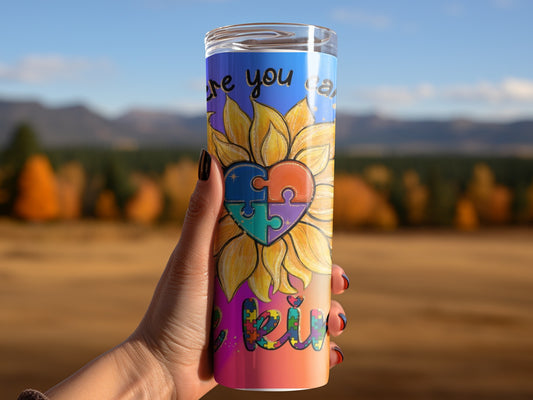 Always Be Kind Sunflower Design Insulated Tumbler