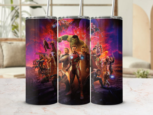 Marvel Avengers Superhero Ensemble Cosmic Battle tumbler product type