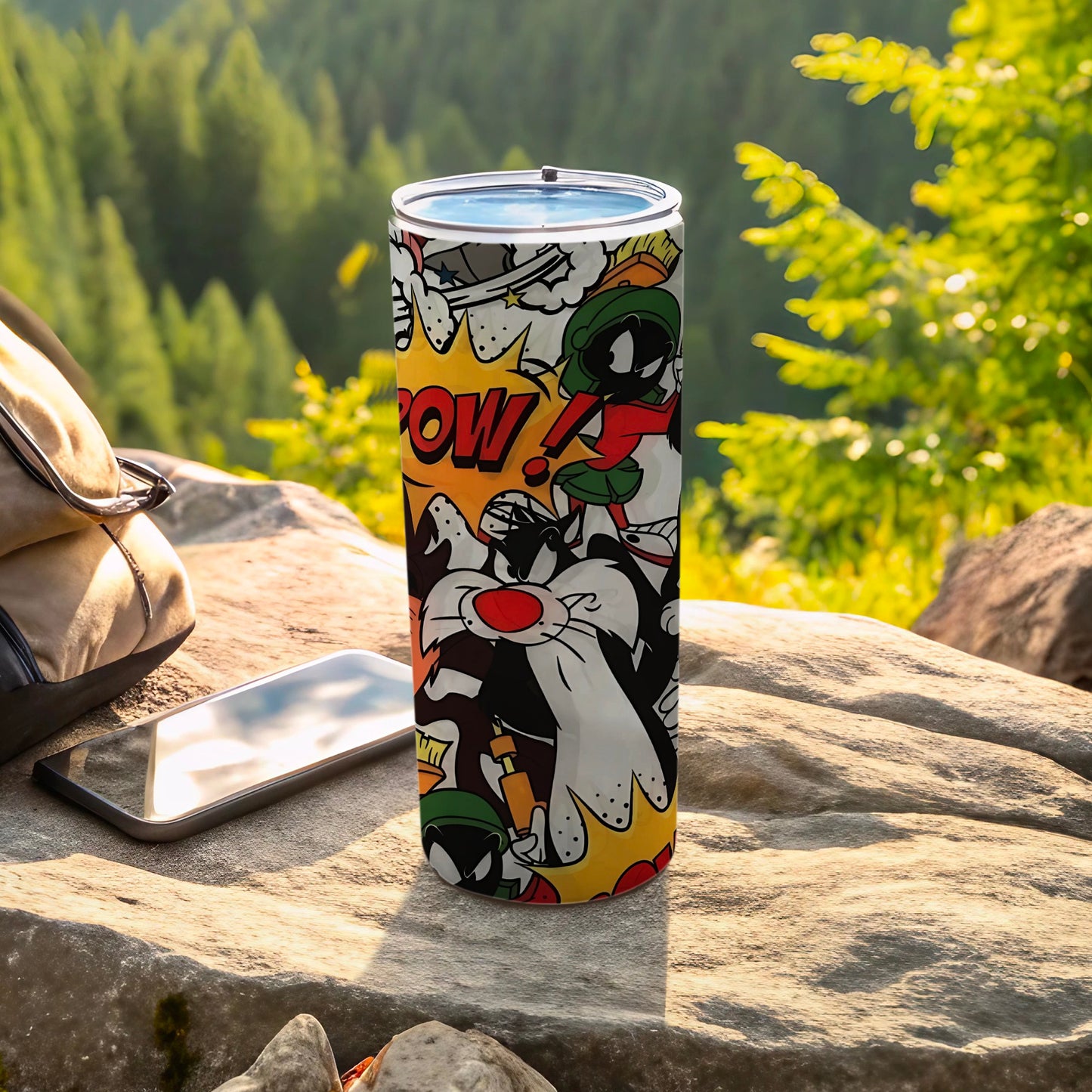 Cartoon Characters Themed Travel Tumbler Cup