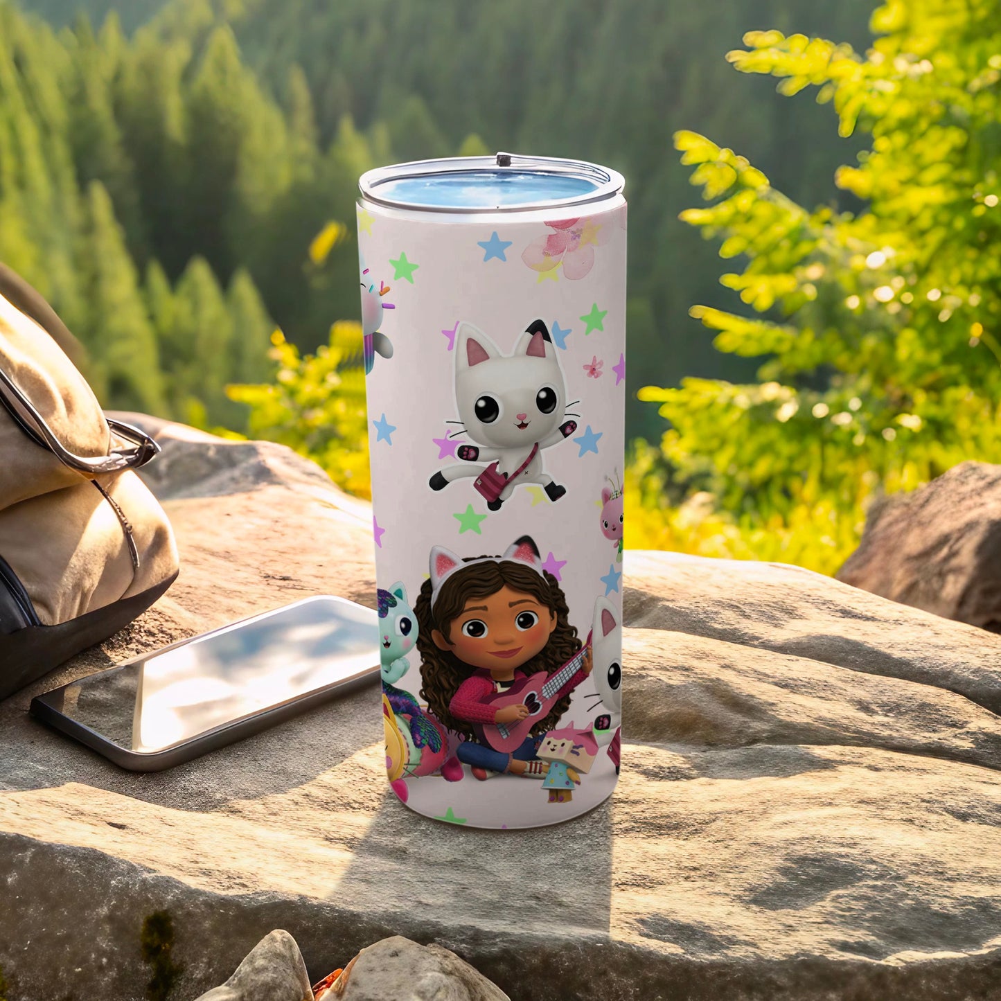 Kids Cartoon Adventure Theme Insulated Tumbler Cup