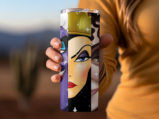 Stylish Evil Queen Themed Insulated Tumbler