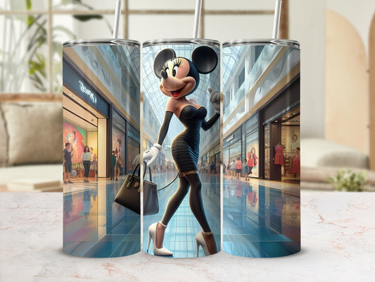 Minnie Mouse Shopping Tumbler Fun Disney Design