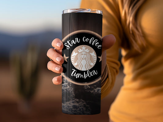 Star Coffee Tumbler Travel Mug Custom Drinkware Accessory