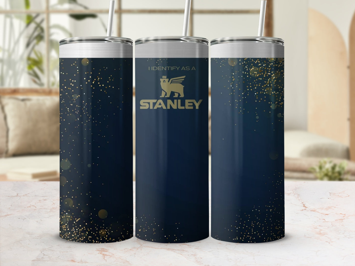 I Identify As A Stanley Tall Sleek Tumbler Cup