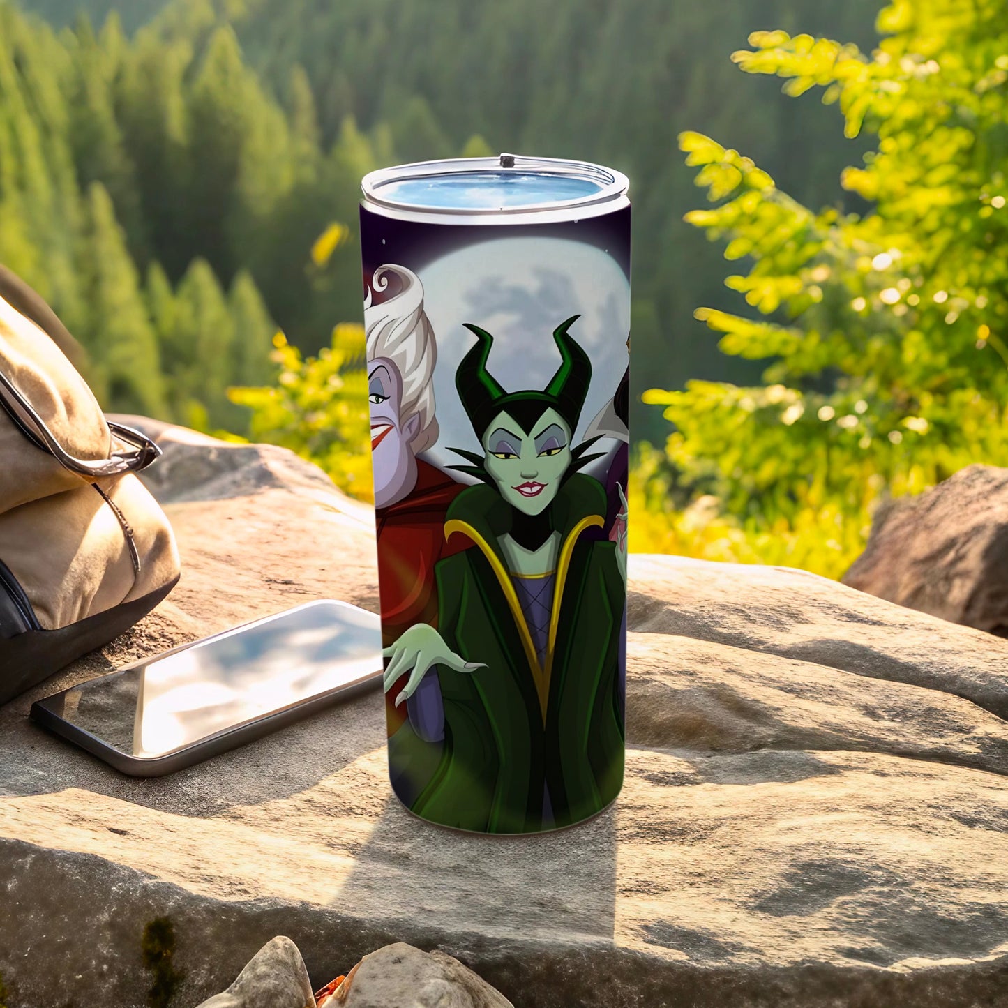 Villains Travel Tumbler with Lid Stainless Steel Cup