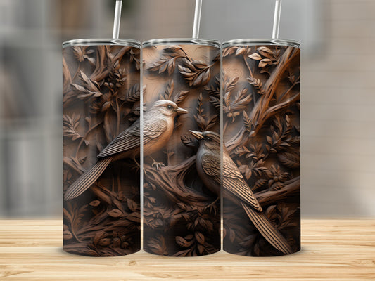 Wood Carved Birds Branches Leaves Pattern Tumbler product type
Birds
Tree
Leaves
Carved Wood
Bas Relief
Nature Design
Wildlife Art
Rustic Aesthetic
Tumbler Design
Drinkware Decor
Woodgrain Effect
Forest Scene
Animal Pattern
Brown Tan Decor
Artistic Tumbler
Bird Lover Gift
Unique Print
Botanical Theme
Engraved Look
Outdoors Inspired
