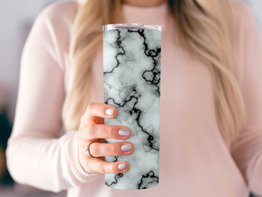 Black Veins Design Elegant Abstract Pattern Tumblers