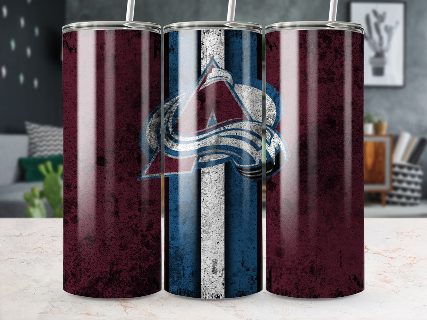 Colorado Hockey Team-Themed Insulated Tumbler Cups
