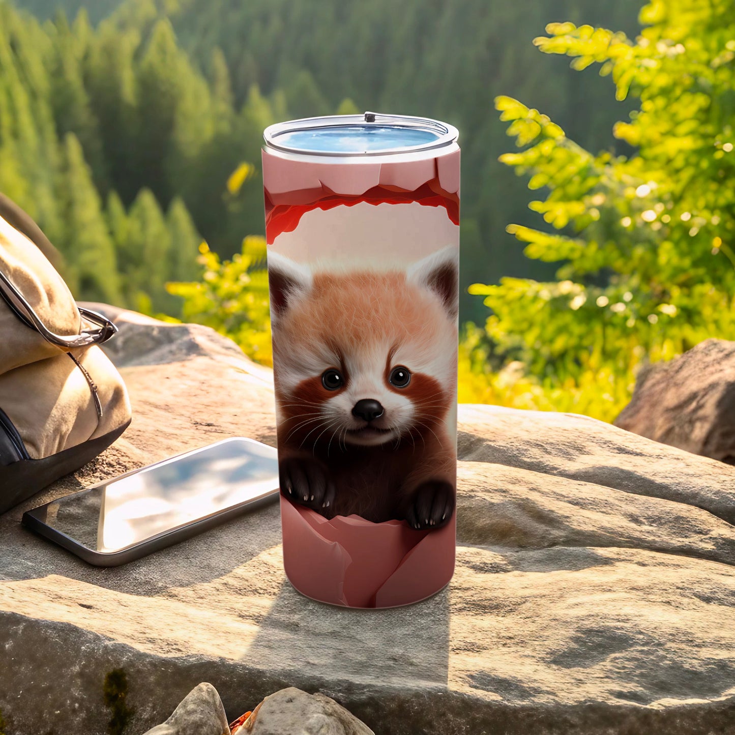 Cute Baby Animal Outdoor Adventure Travel Mug