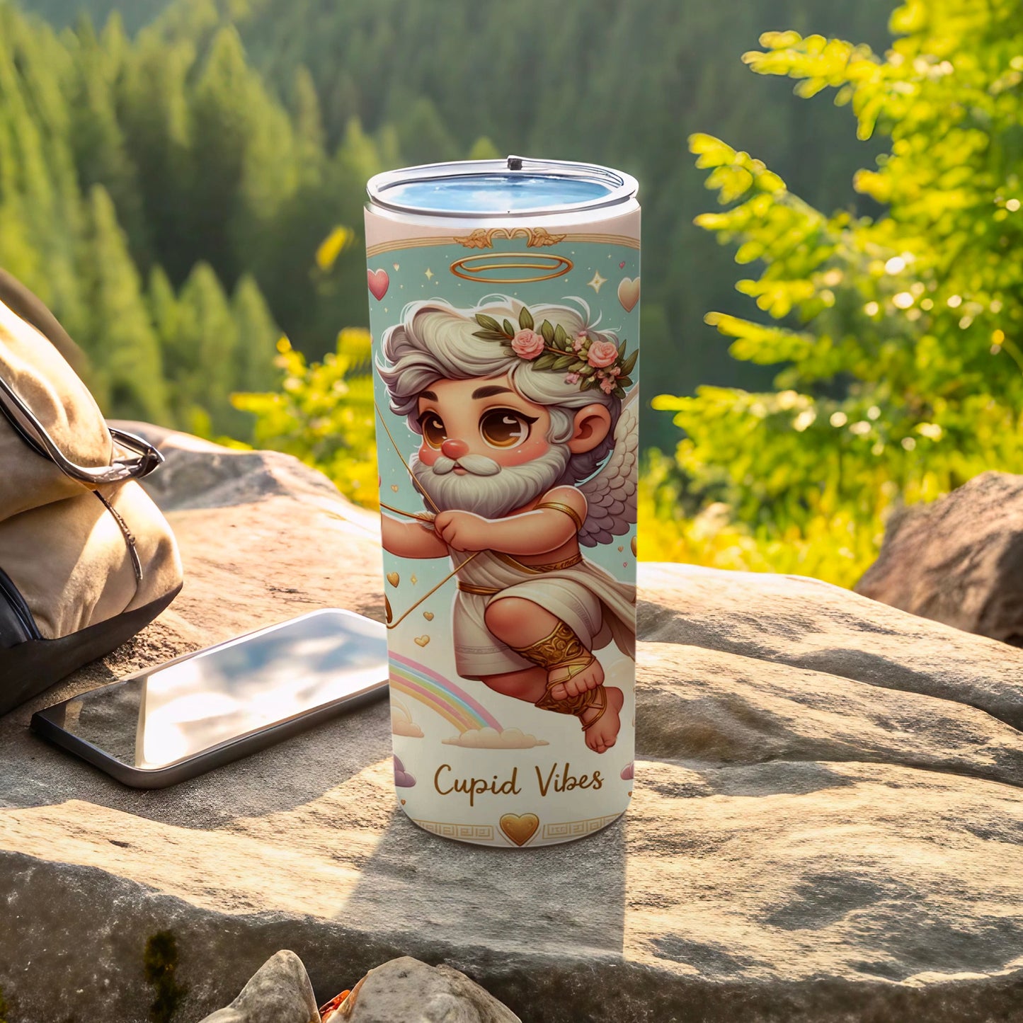 Adorable Cupid Vibes Tumbler for Your Refreshing Drinks