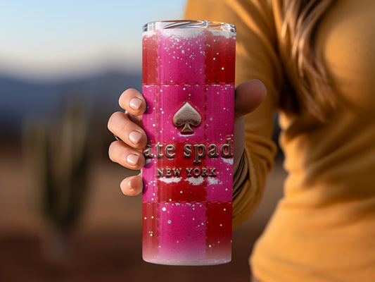 Inspired By Fabulous Kate Spade New York Checkered Patterned Tumblers