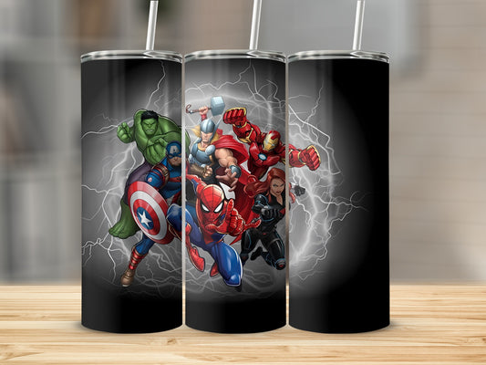 Marvel Superhero Themed Tumbler Stainless Steel Flask