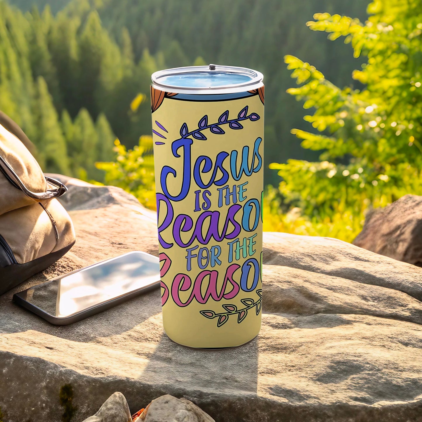 Jesus is the Reason for the Season travel tumbler