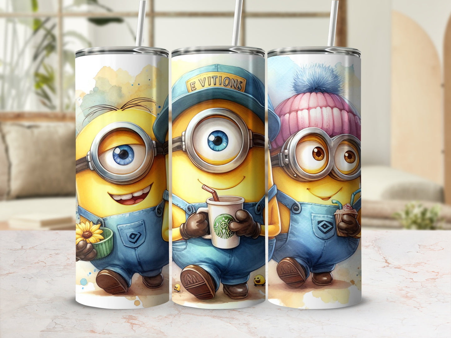 Cute Cartoon Character Design Drinkware Collection