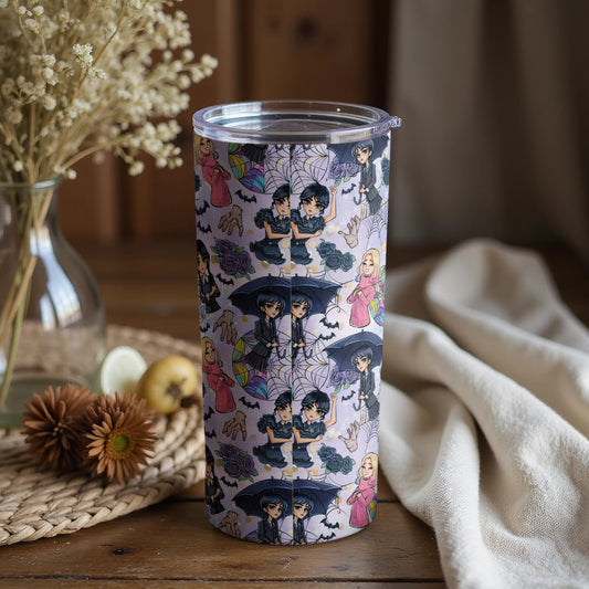 Halloween Themed Anime Pattern Tumbler Cup