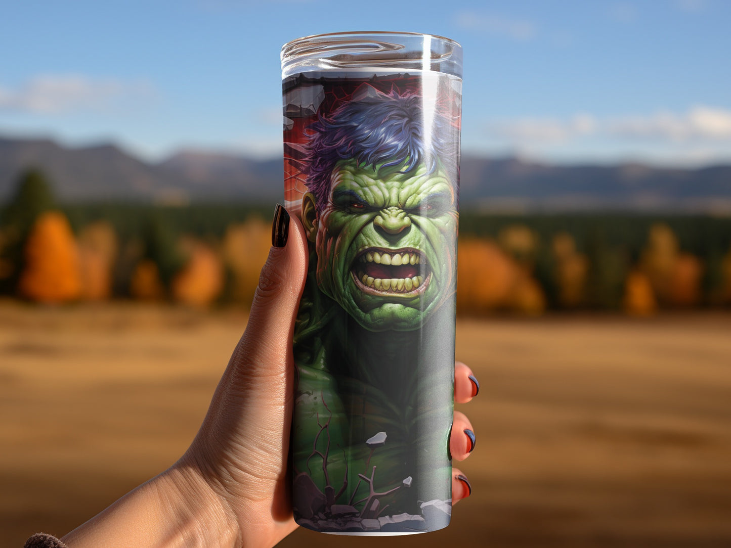Incredible Hulk Character Themed Tumbler