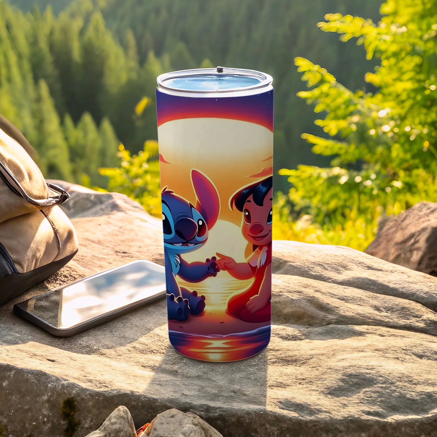 Colorful Animated Character Tumbler for Outdoor Use