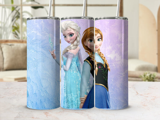 Frozen Characters Stainless Steel Tumbler Cup