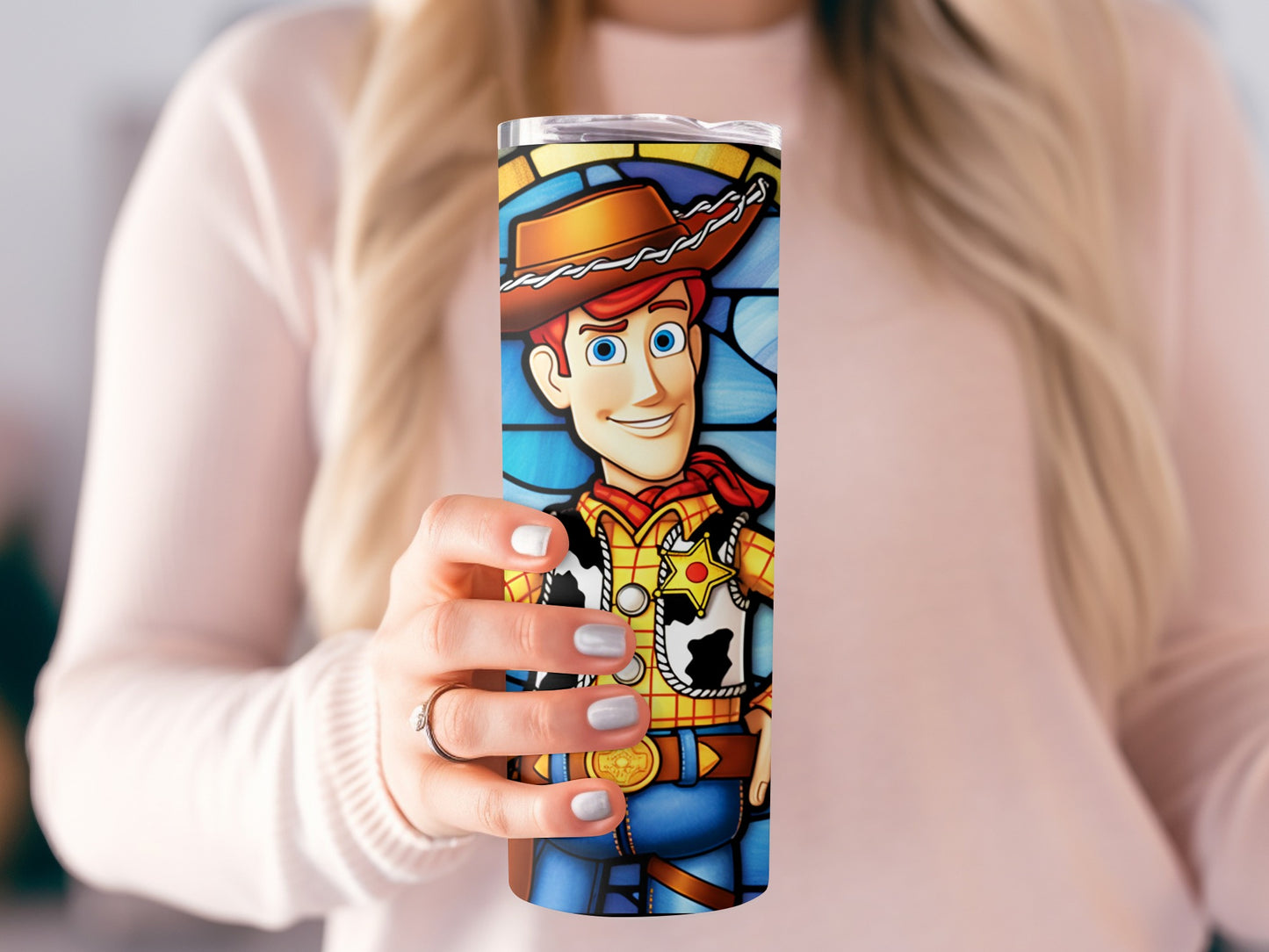 Animated Sheriff Character Tumbler Travel Mug Cup