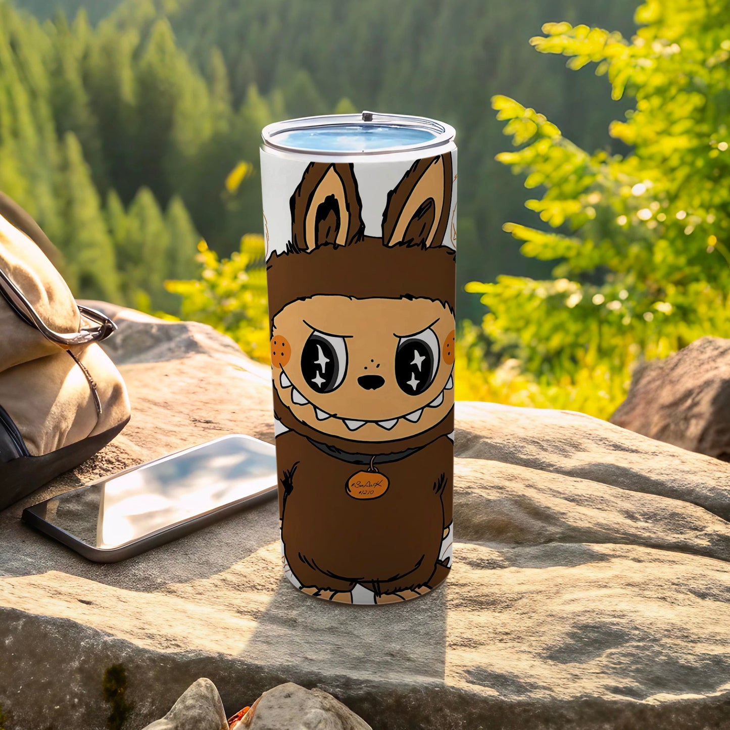 Cute Cartoon Woodland Creature Insulated Travel Tumbler