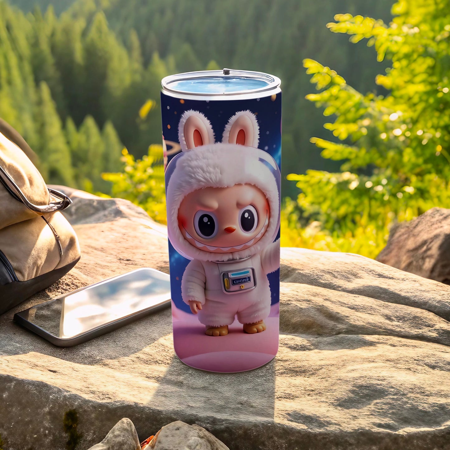 Cute Astronaut Animal Design Travel Drink Tumbler