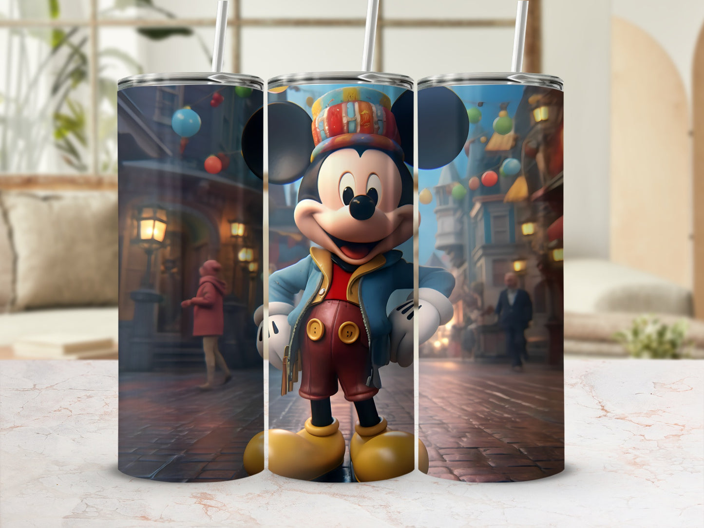 Mickey Mouse themed insulated tumbler