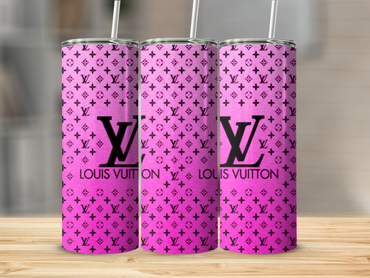 Pink LOUIS VUITTON Monogram Luxury Design Tumbler product type