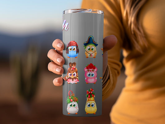 Angry Birds Match Costume Party Characters Illustration Tumblers