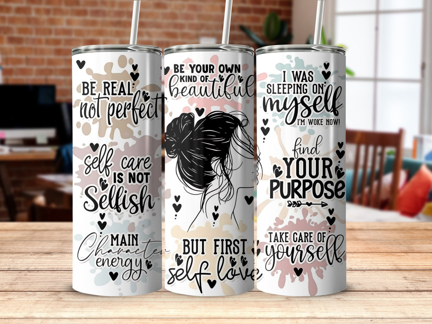Inspirational Self Care Motivational Quotes Tumbler