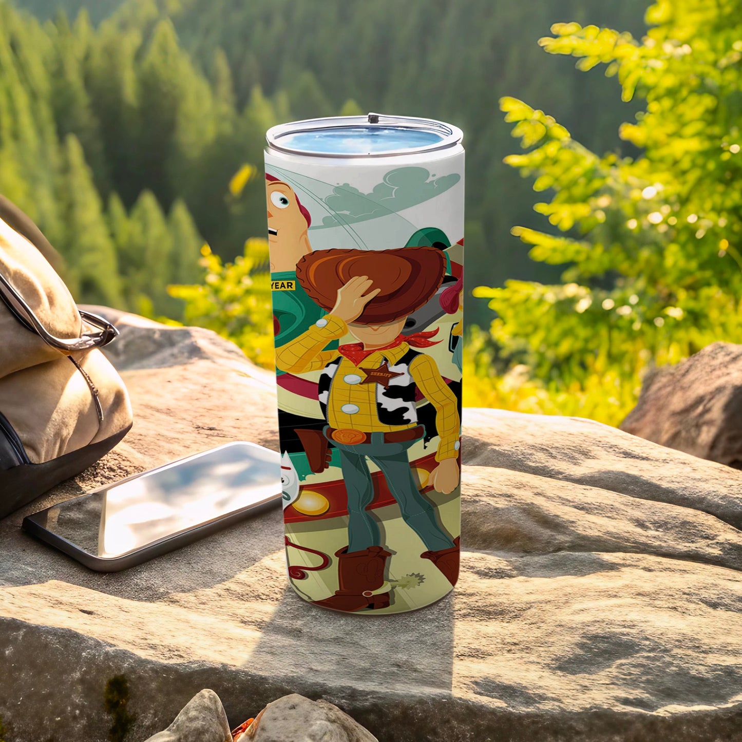 Fun Character-Themed Tumbler for Outdoor Adventures
