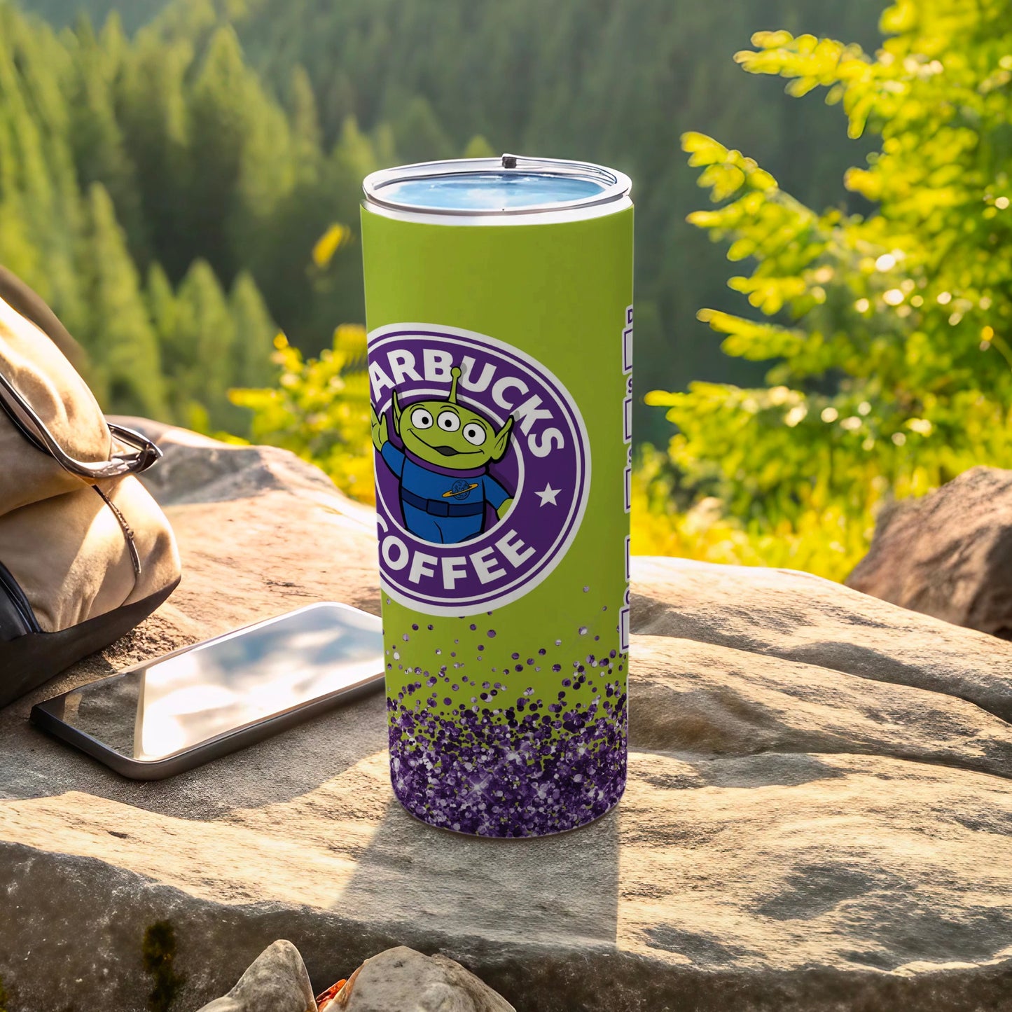 Starbucks Coffee Alien Green Travel Tumbler