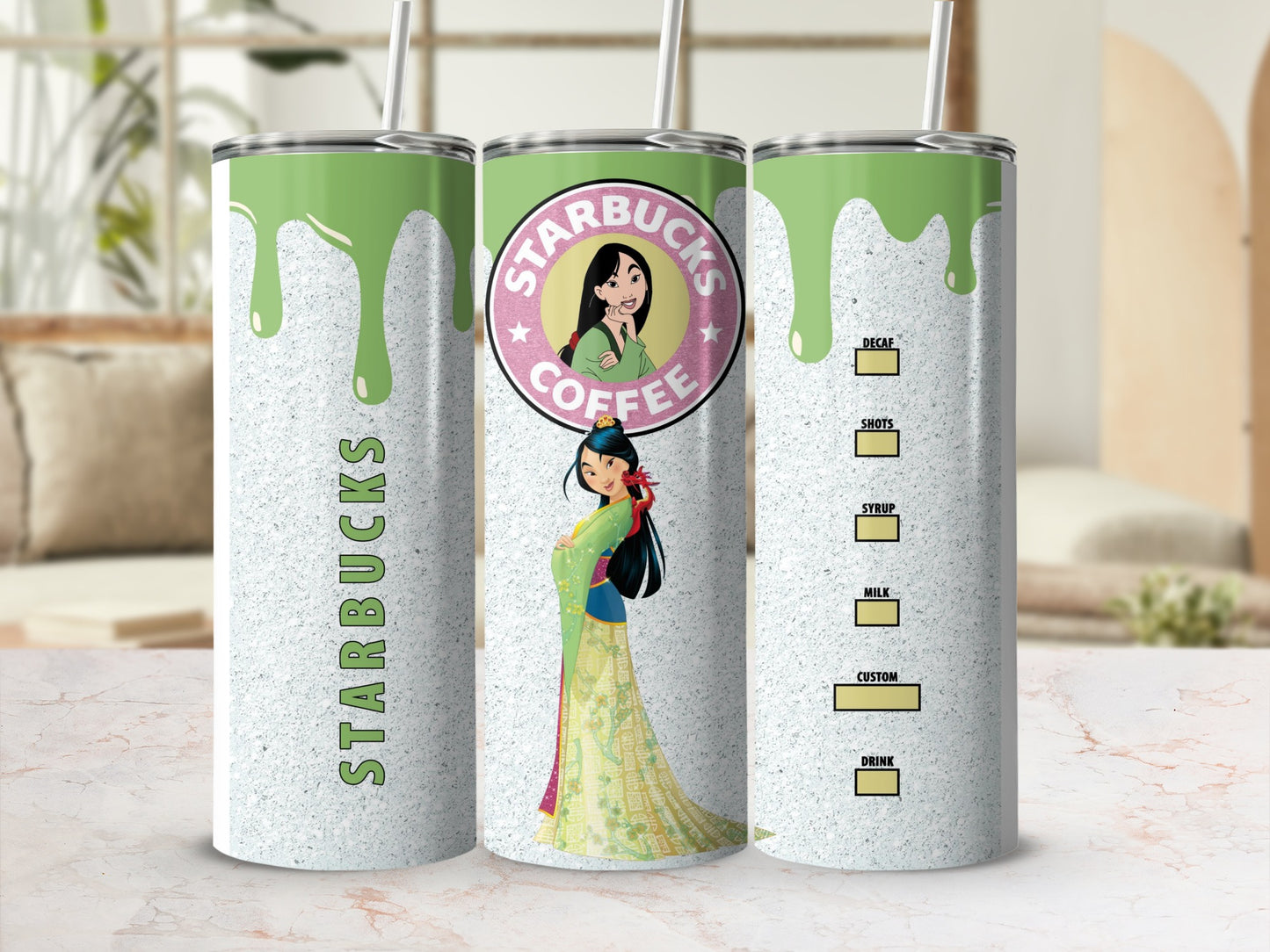 Starbucks Coffee Mulan Design Tumbler Cup Product
