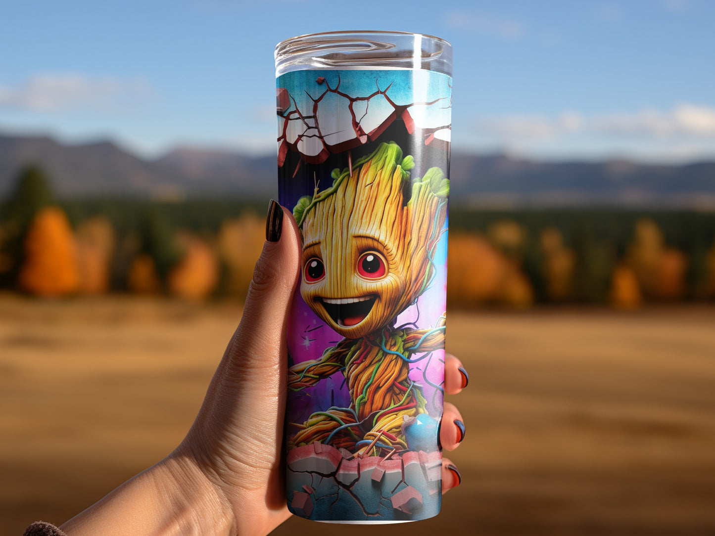 Colorful Cartoon Character Design Tumbler Toy