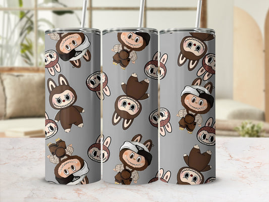 Adorable Bunny Character Design Insulated Tumbler