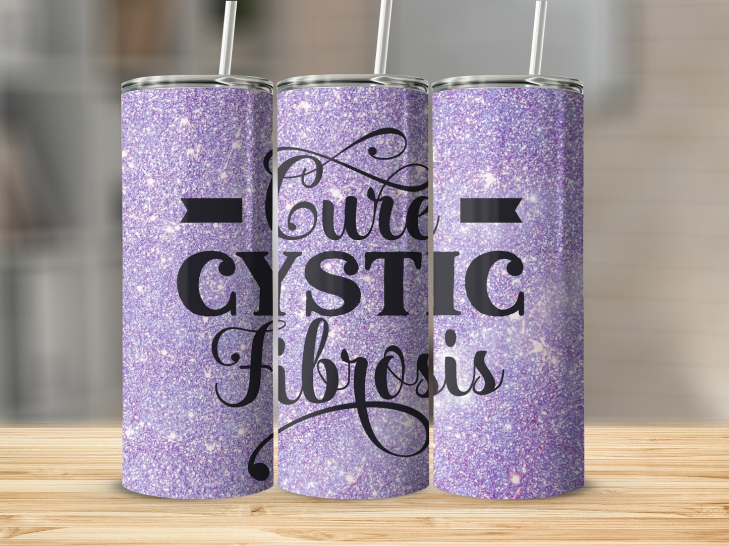 Cure Cystic Fibrosis Inspirational Tumbler