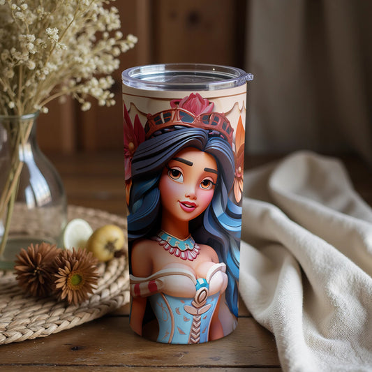 Beautifully Illustrated Queen Design Tumbler for All Occasions