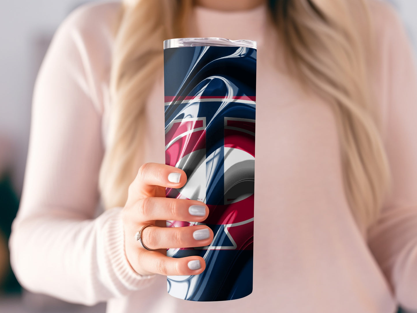 Modern Abstract Logo Design Pattern On Tumblers