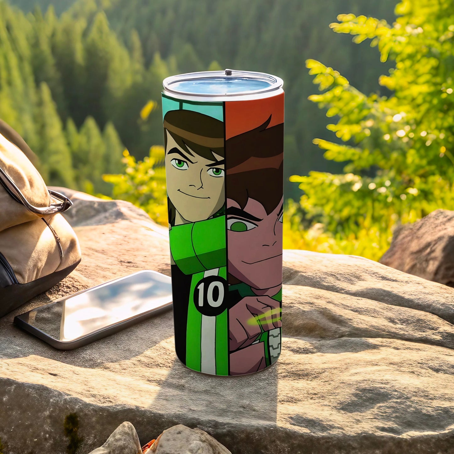Ben 10 Character Graphic Stainless Steel Tumbler