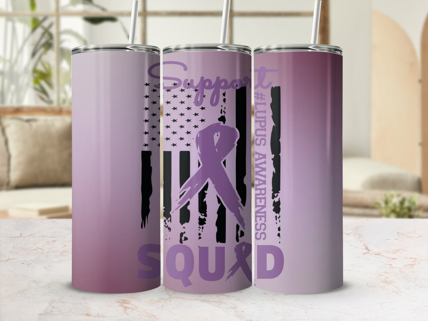 Support Lupus Awareness Squad Tumbler Product