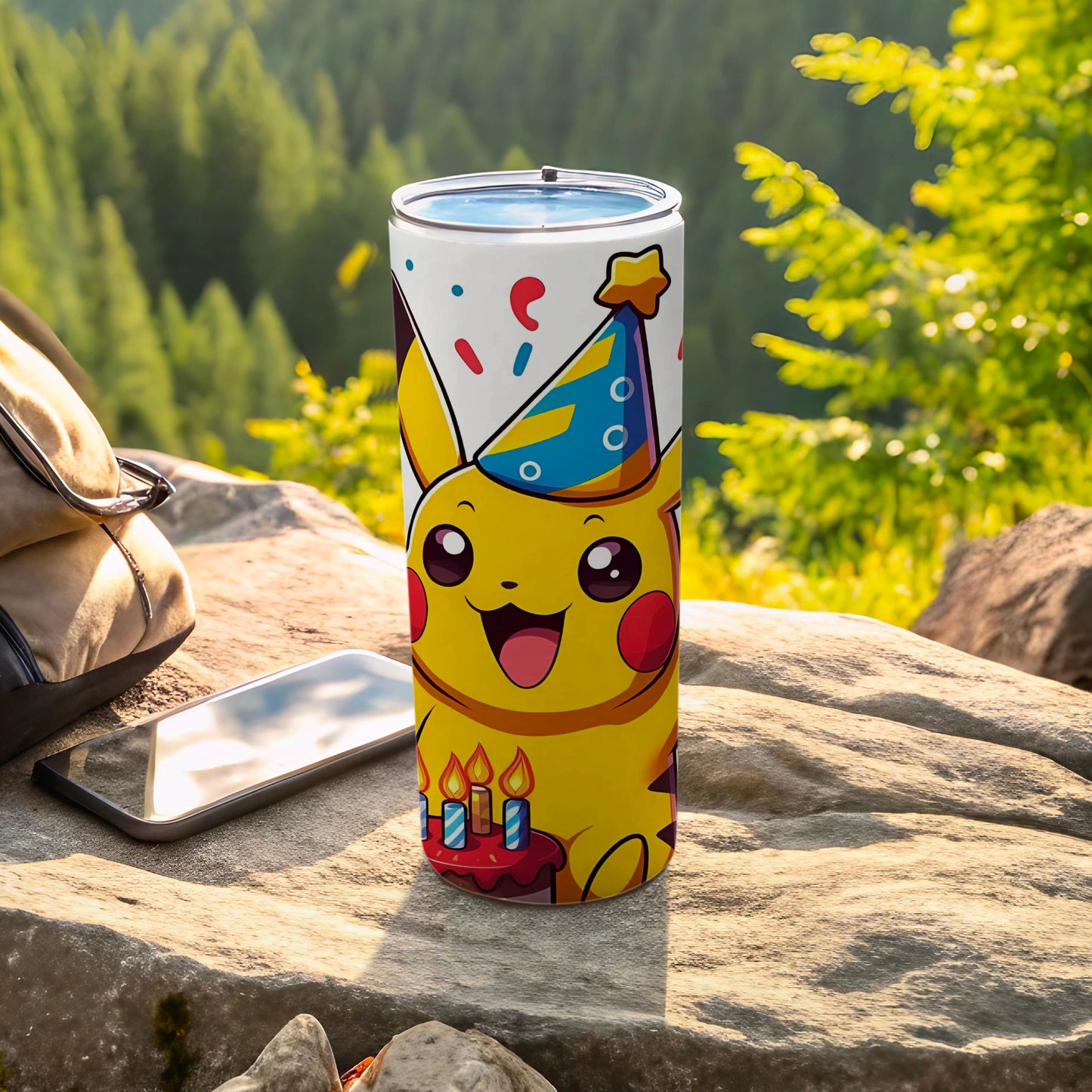 Pikachu Birthday Party Themed Insulated Tumbler Product