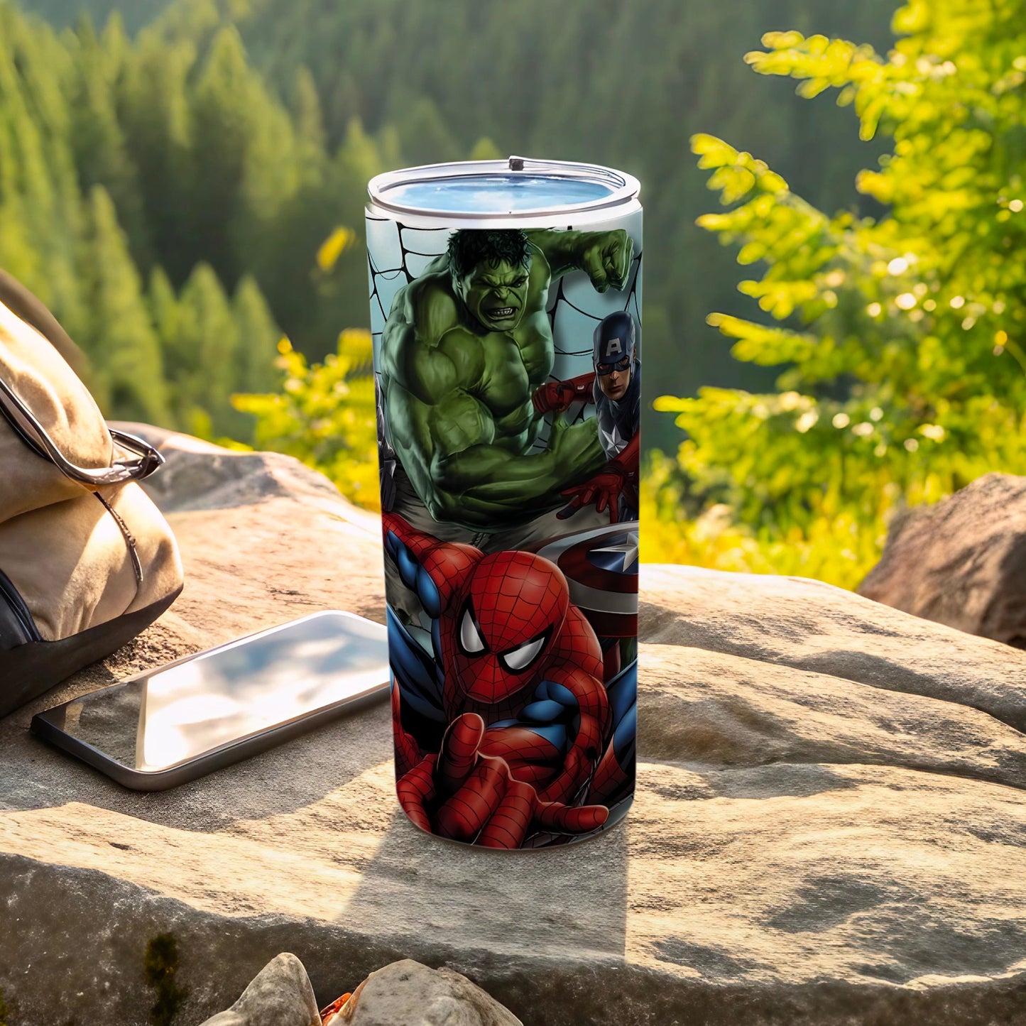 Marvel Superheroes Design Insulated Tumbler Cup